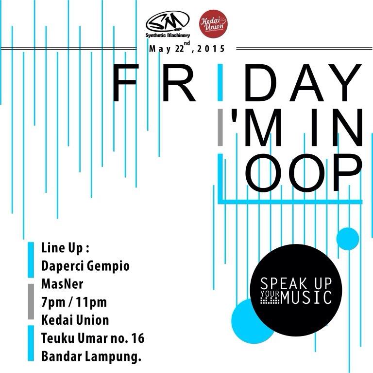 What's happening?
Our 4th weekly session! Come down to <a href="/kedaiunion_lpg/">Kedai Union</a>. <a href="/RedoDG/">Redo Daperci Gempio</a> &amp; <a href="/MasNerr/">Rendra Maramis</a> is on the deck 🔊