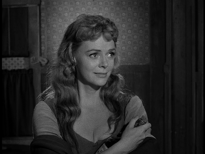 RetroRemote's tweet photo. "I wasn't dirt to him like I was to everybody else." Sad backwoods role for June Lockhart.#Gunsmoke "Dirt" 1 Mar 1958 http://t.co/Eu8YbQ4XDL