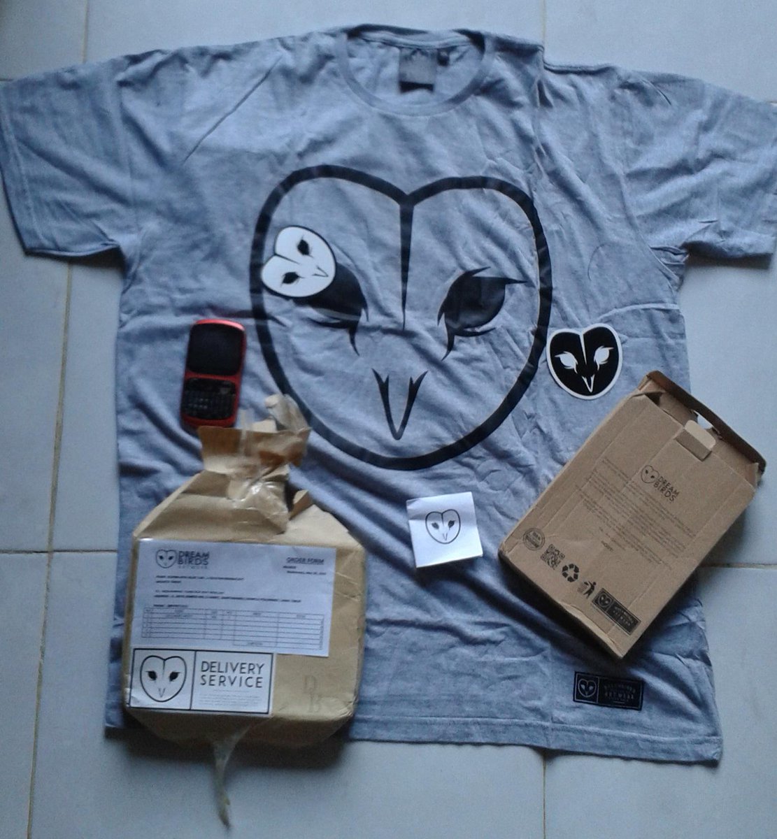 Thanks <a href="/Dreambirds/">Dreambirds Artwear</a> Burungnya mendarat dengan selamat.
#hoot #dreambirdsday