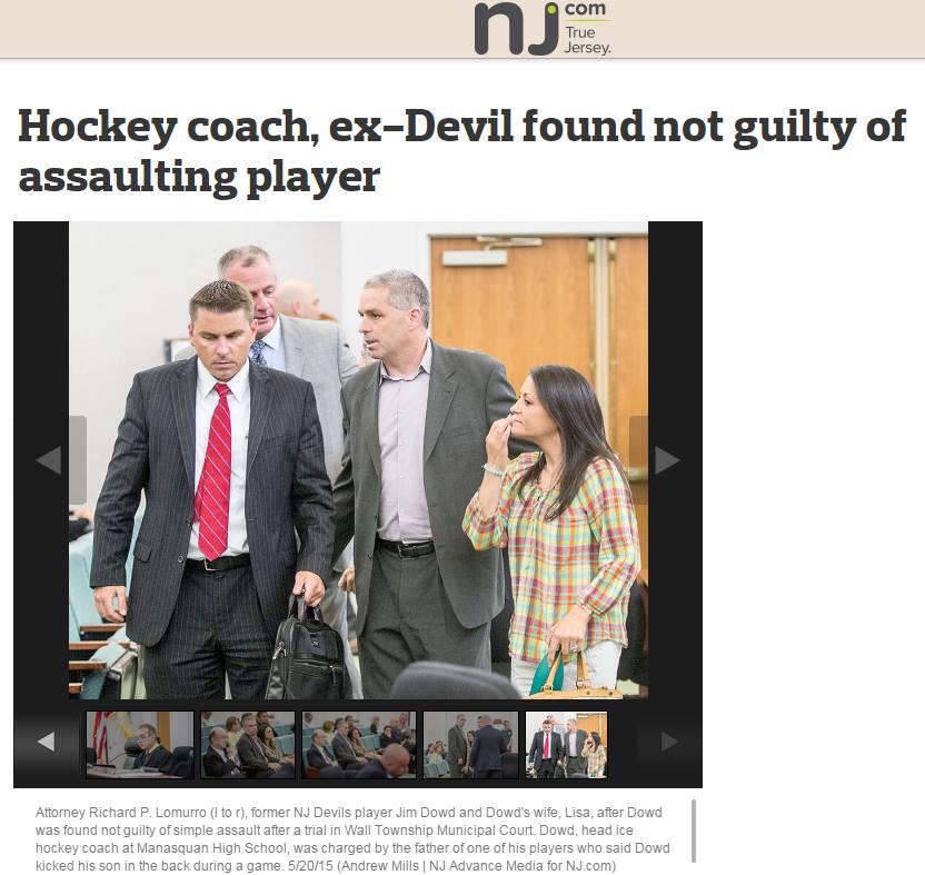 LomurroLaw's tweet photo. @RichieLomurro obtained a not guilty verdict for his client after a trial in Wall Twp. #justice http://t.co/MMHF0q7jRy