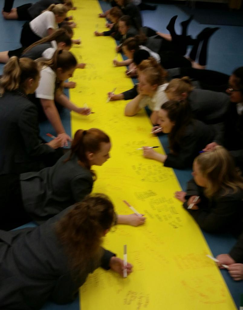 They say big ideas come from creative places, how about creative ideas from one big mind map. <a href="/CreateFGS/">Art&DT FGS</a>