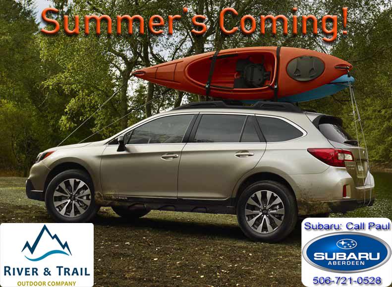 SJSubaruSales's tweet photo. Summer's Coming! Who wants to win a $50 GC from River &amp; Trail Outdoor Company? @RiverAndTrailOC #kayak  #SaintJohn http://t.co/WXAuVae4ZT