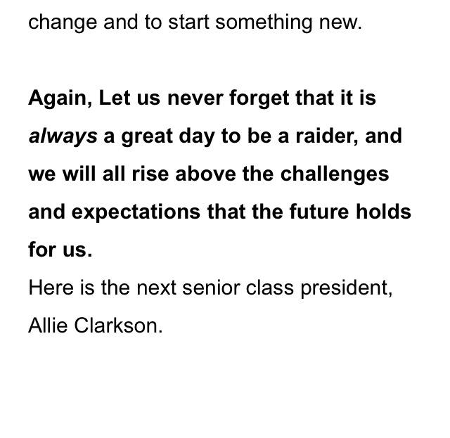 nfhs_2015's tweet photo. Walk out speech continued! http://t.co/vAanZneeS1