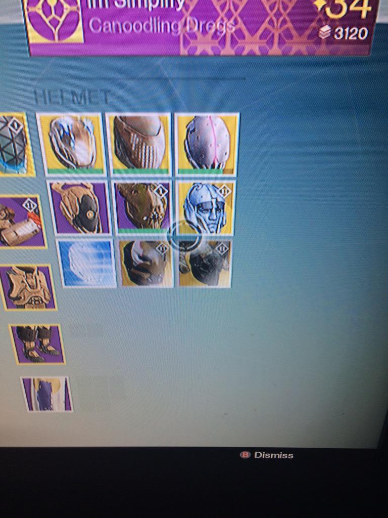 XolsXol's tweet photo. Got the helms I needed in 5 engrams 😝 http://t.co/OVIwY0p5r8