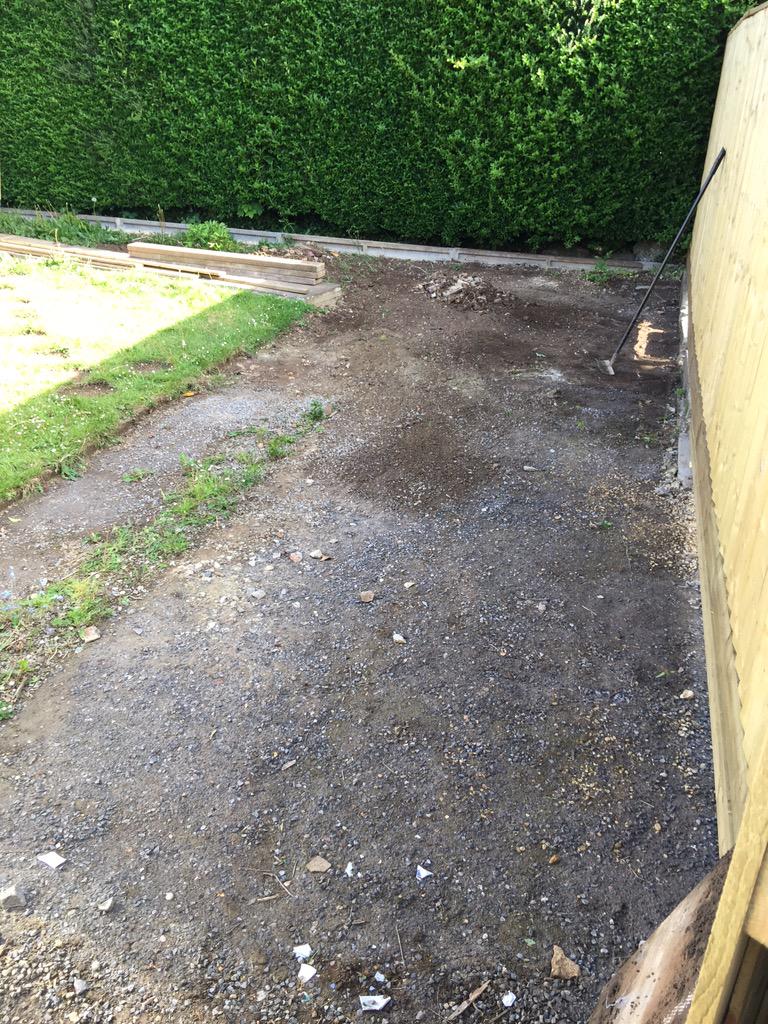IPCFencing's tweet image. The start of a small patio job for the @IPCFencing team today !