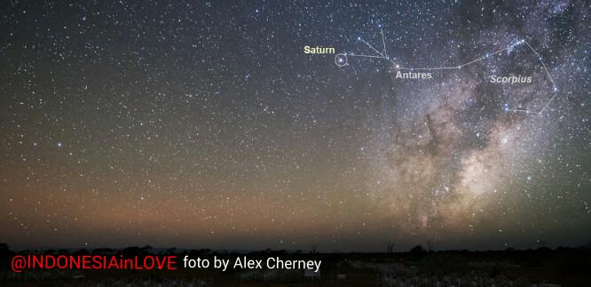 INDONESIAinLOVE's tweet photo. Besok, Planet Saturnus Terlihat seperti ini, kalo beruntung, mulai sore-malam http://t.co/uhvFOH4Wdx