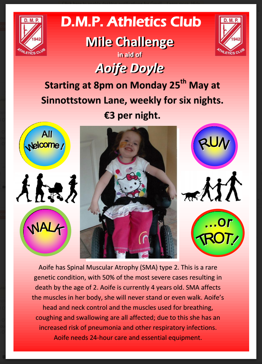 This year's Mile Challenge starts next Monday evening 25th May. We're expecting another big turn out - Don't miss it!