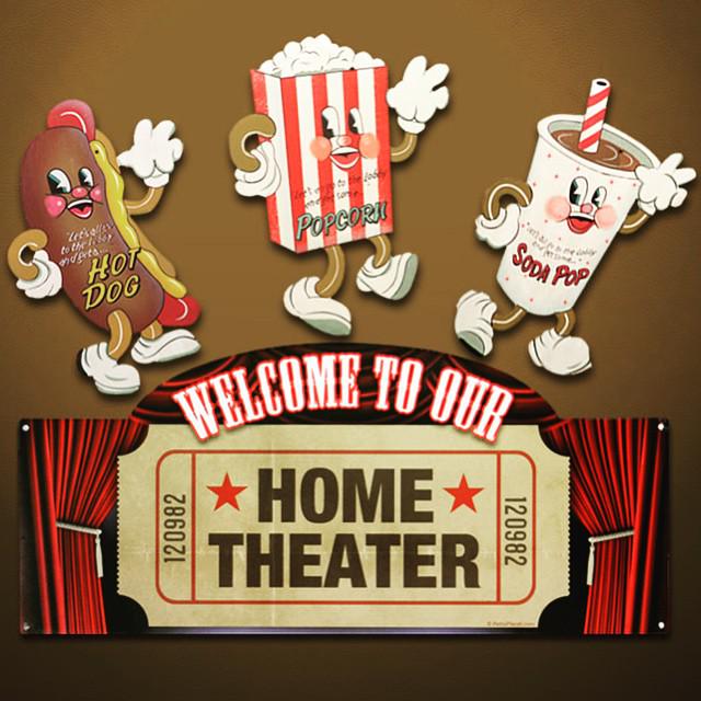 retroplanet's tweet photo. Dancing Snacks Home Theater Marquee Sign Set item 23046 \$34.18 #theater #hometheater #hotdo… http://t.co/UR4TmPqFWU http://t.co/X5lQUOsauL