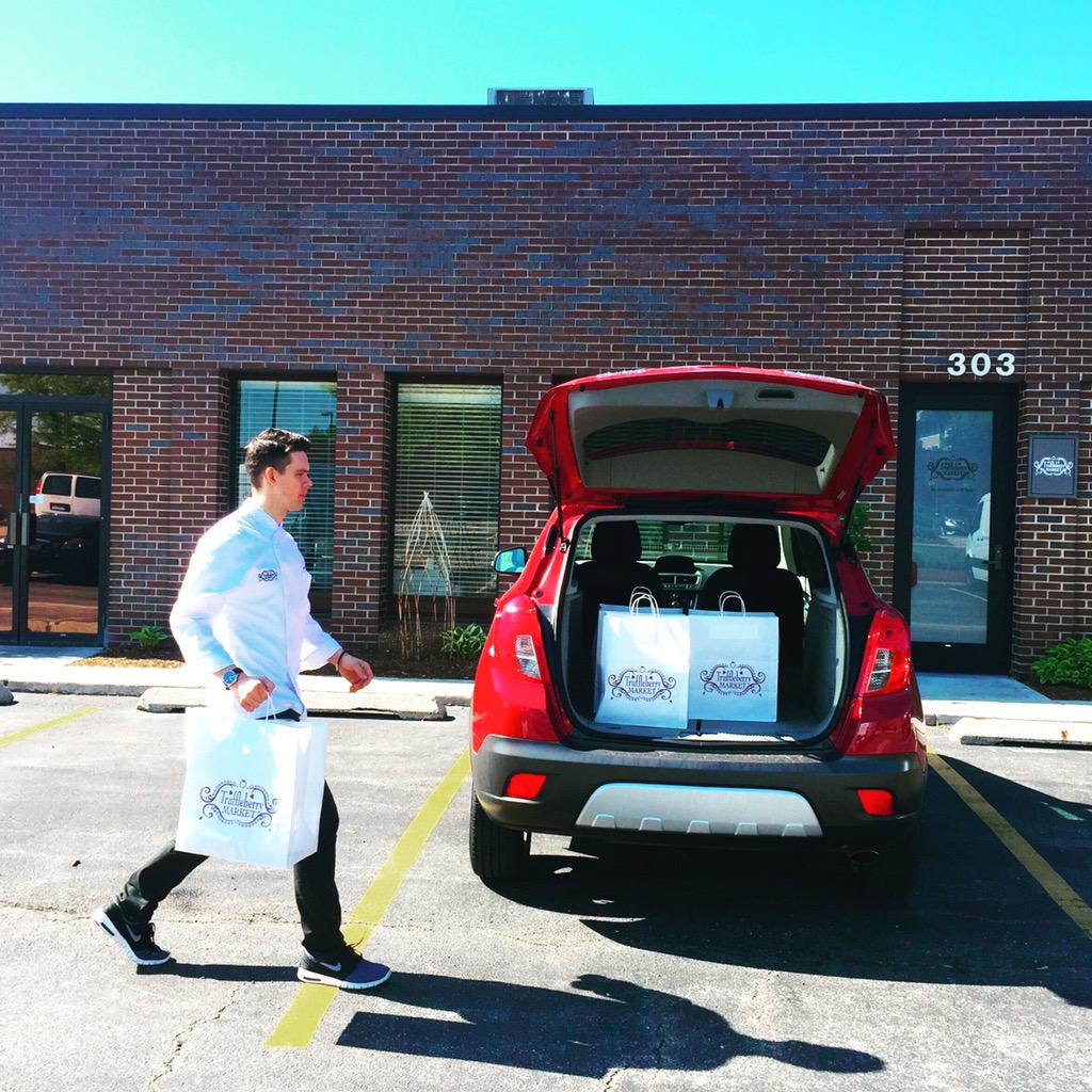 TruffleberryMkt's tweet photo. Loading up for deliveries! Thanks to @Buick for lending us these wheels all week #ChiDistrict http://t.co/EPgDQryiXa