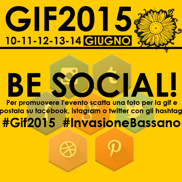 Giovaninfesta's tweet photo. GIF2015 sui social!Fai una foto per la #GIF e utilizza gli hashtag #GIF2015 #invasionebassano http://t.co/Eu1VafgM6a