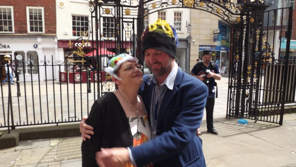 HeadwayWorcs's tweet photo. More lovely photos of our #hats4headway day at the #Guildhall http://t.co/3nVwy57zdo