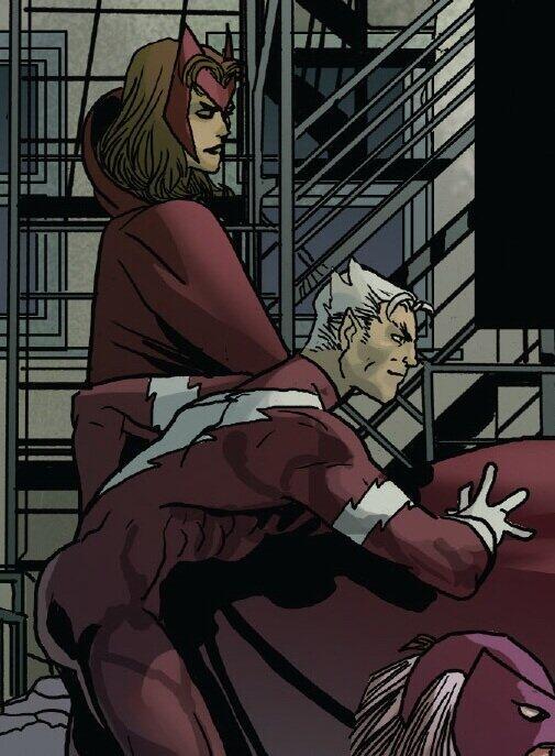 「Siblings」— “Trying out the red suit.”