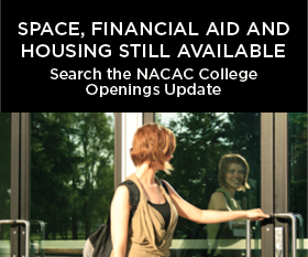 NACAC's tweet photo. #NACAC College Openings Update: Space, #FinancialAid &amp; Housing Still Available: http://t.co/O2dvDUzzpV #reachhigher http://t.co/T5K6bhB1k1