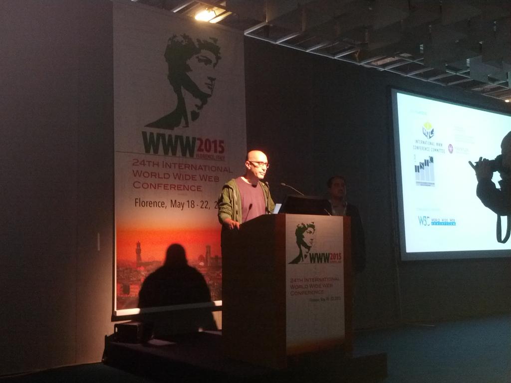 Some stats from the #www2015 and chairs opening the ceremony