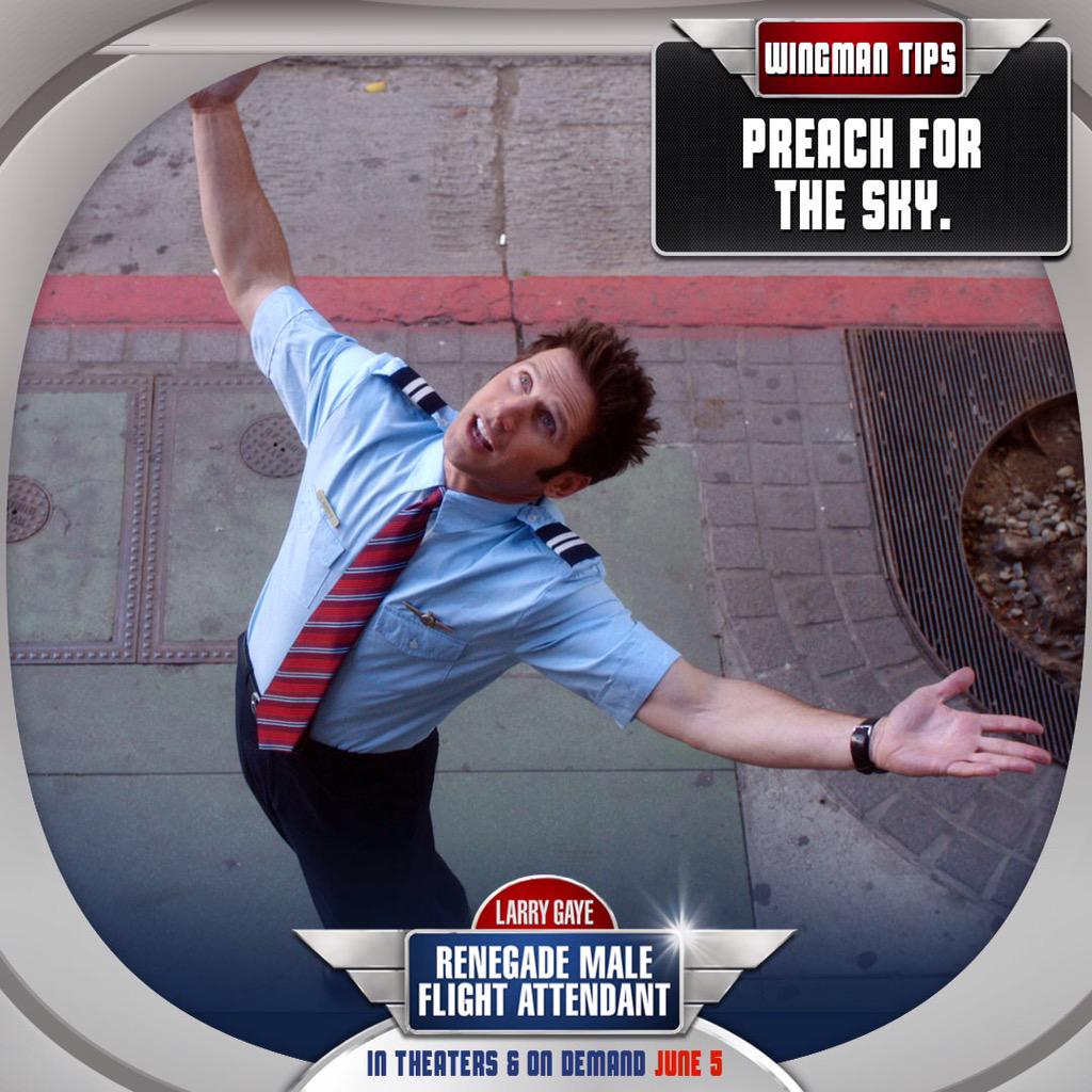 LarryGaye's tweet photo. .@LarryGaye's #WingmanTips: Spread your wings & get ready for takeoff On Demand & in theaters, in 2 weeks on 6/5! http://t.co/bwGs0JYIQ1