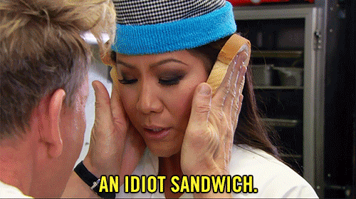 Gordon Ramsay called someone an “Idiot Sandwich” and it turned into a giant meme bzfd.it/1F5XESe