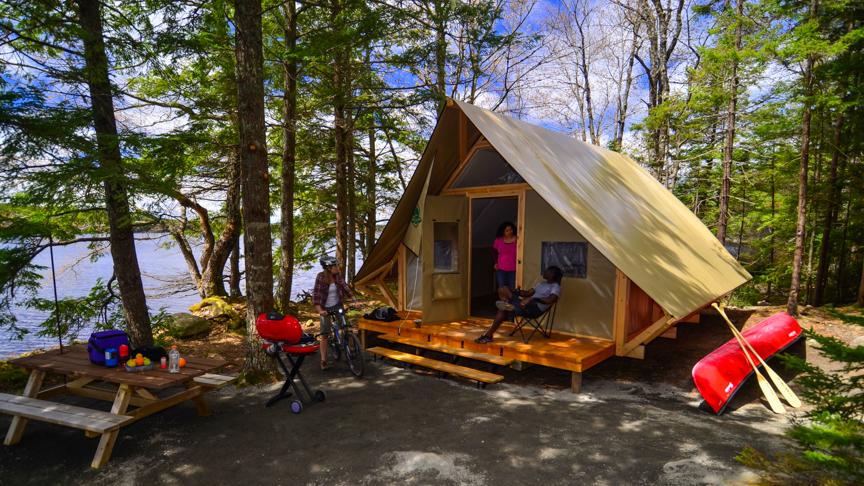 ParksCanadaVan's tweet photo. #Camping is so easy! Experience the joys of camping in an #oTENTik! http://t.co/gDCIpF9j93 #CanadianCampingWeek http://t.co/9vQoZbiSwi