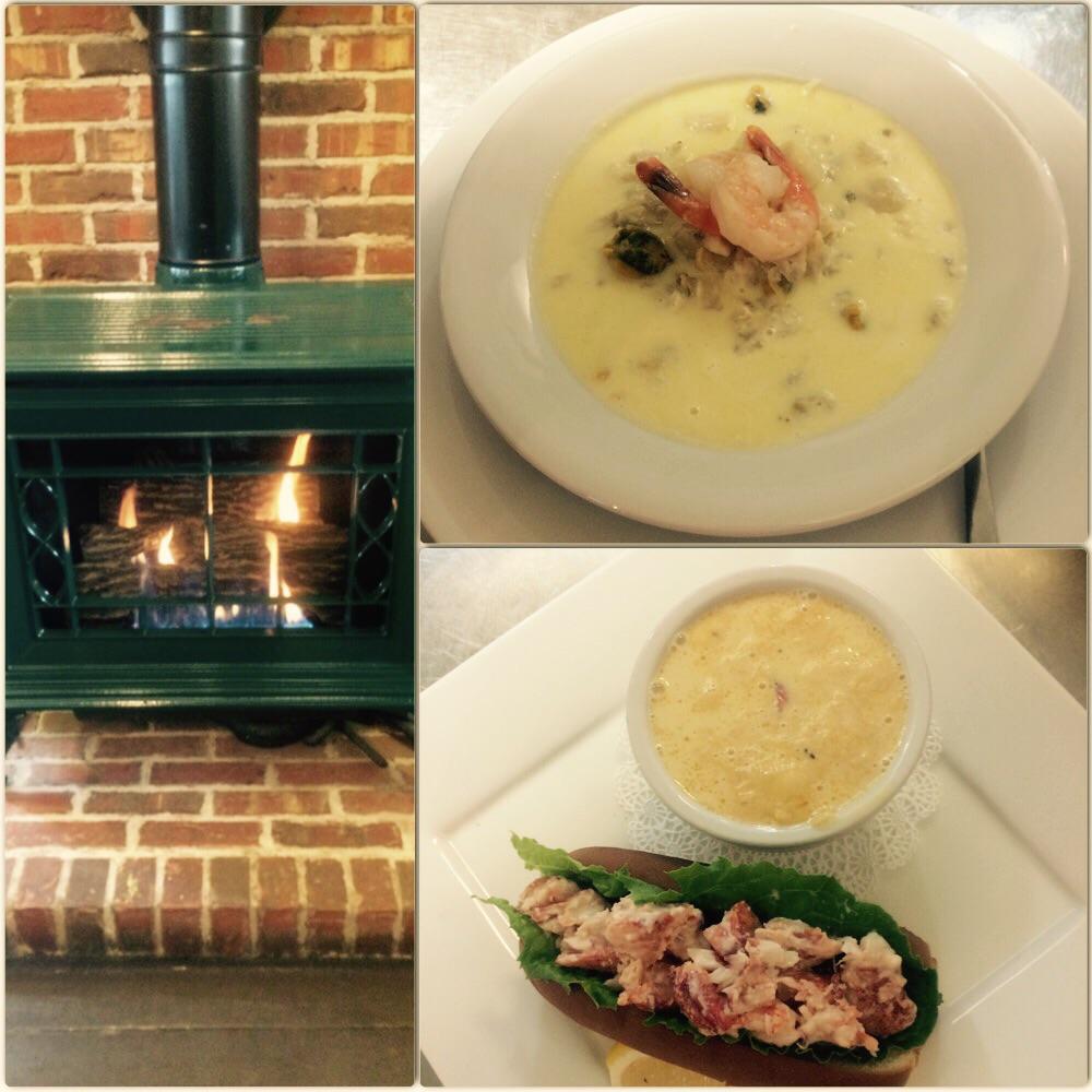 Come warm up with a hot bowl of chowder! 
#lobsterchowder #seafoodchowder