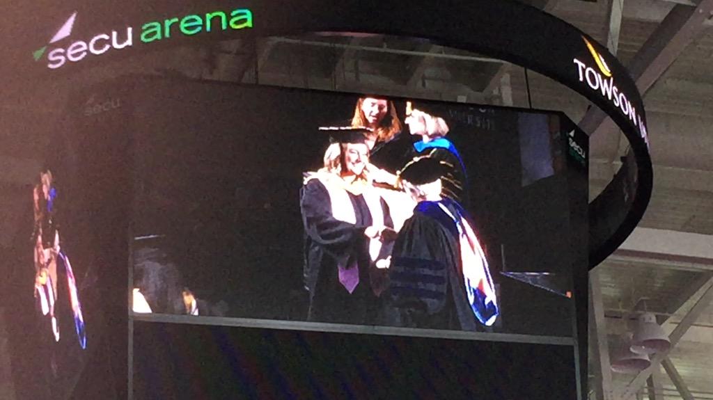 jgemge's tweet photo. It's official. The Trifecta complete. Mom and Dad couldn't be prouder. @greta_emge #TU150 #tu150grad. http://t.co/F5fc1c7no5