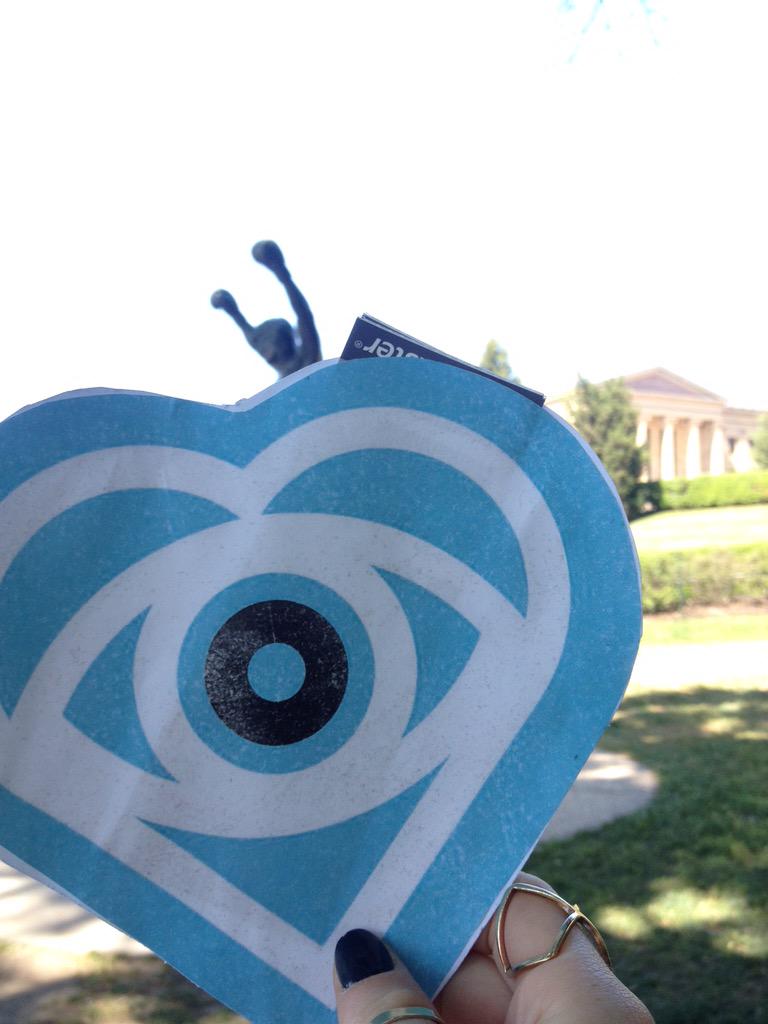 AllTimeLow's tweet photo. Philadelphia scavenger hunt - Adrian! #atlphilly http://t.co/QVOwtBrTJK