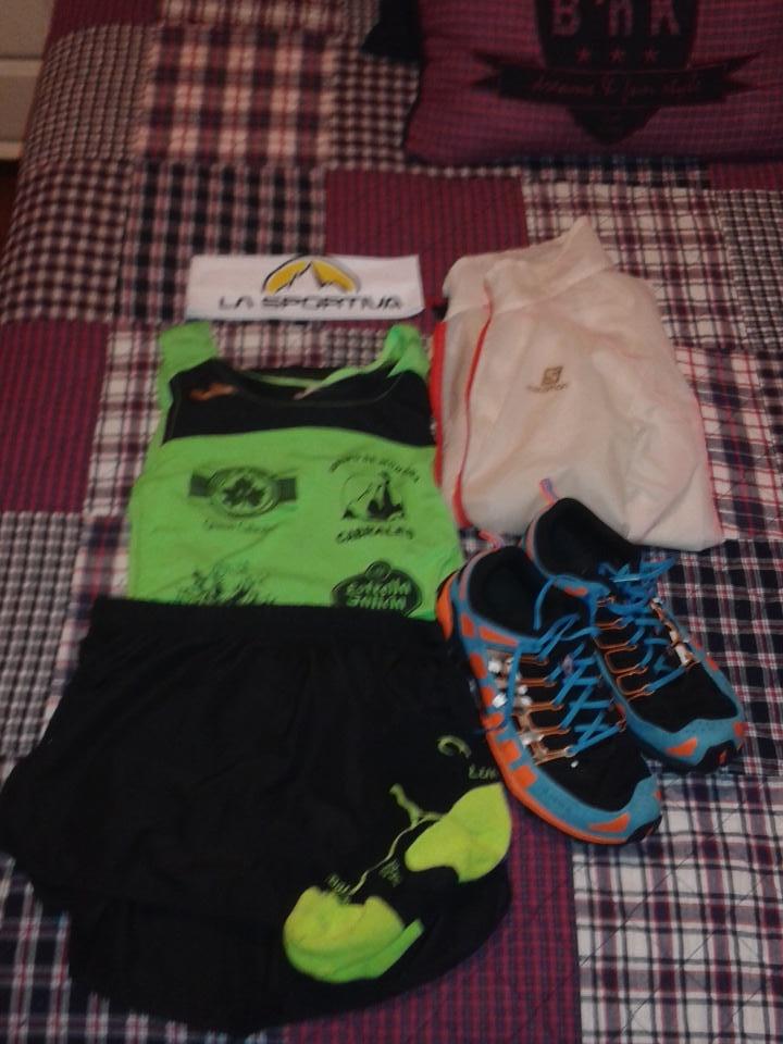 Todo listo para el Km vertical de mañana, campeonato de Asturias de Km verticales.