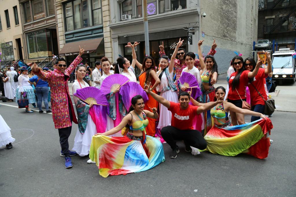 shiamaknewyork's tweet photo. @DanceParadeNYC Thank you.We had a great time!#unitythroughdance #livefreeanddance #India #Bollywood http://t.co/nYxnwEX3D0