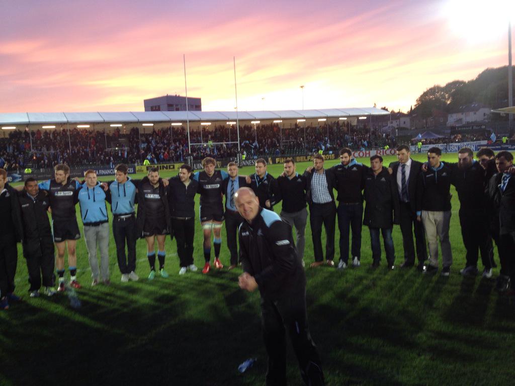 GlasgowWarriors's tweet photo. Amazing scenes!!!! Thanks to the #WarriorNation http://t.co/J4u1EiC422