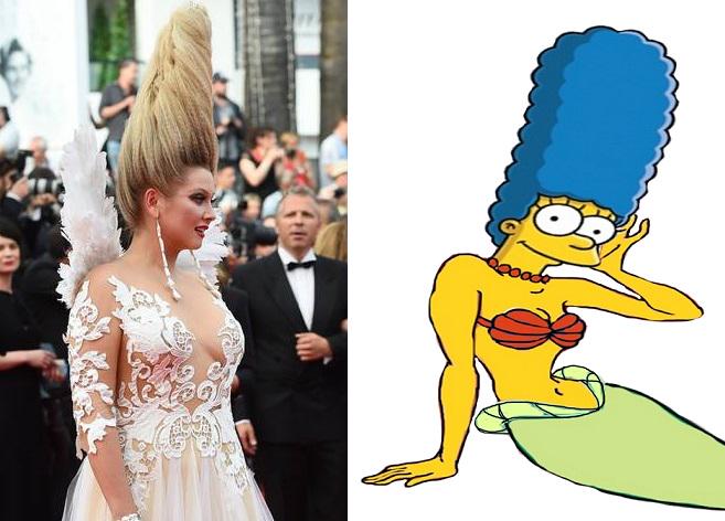 MODEnewsgo's tweet photo. #Cannes2015 "Che mi si nota?"10 look bizzarri del Festival,da Valeria Marini a Robbie Williams http://t.co/50dtZzgMxW http://t.co/tELwriLyjX