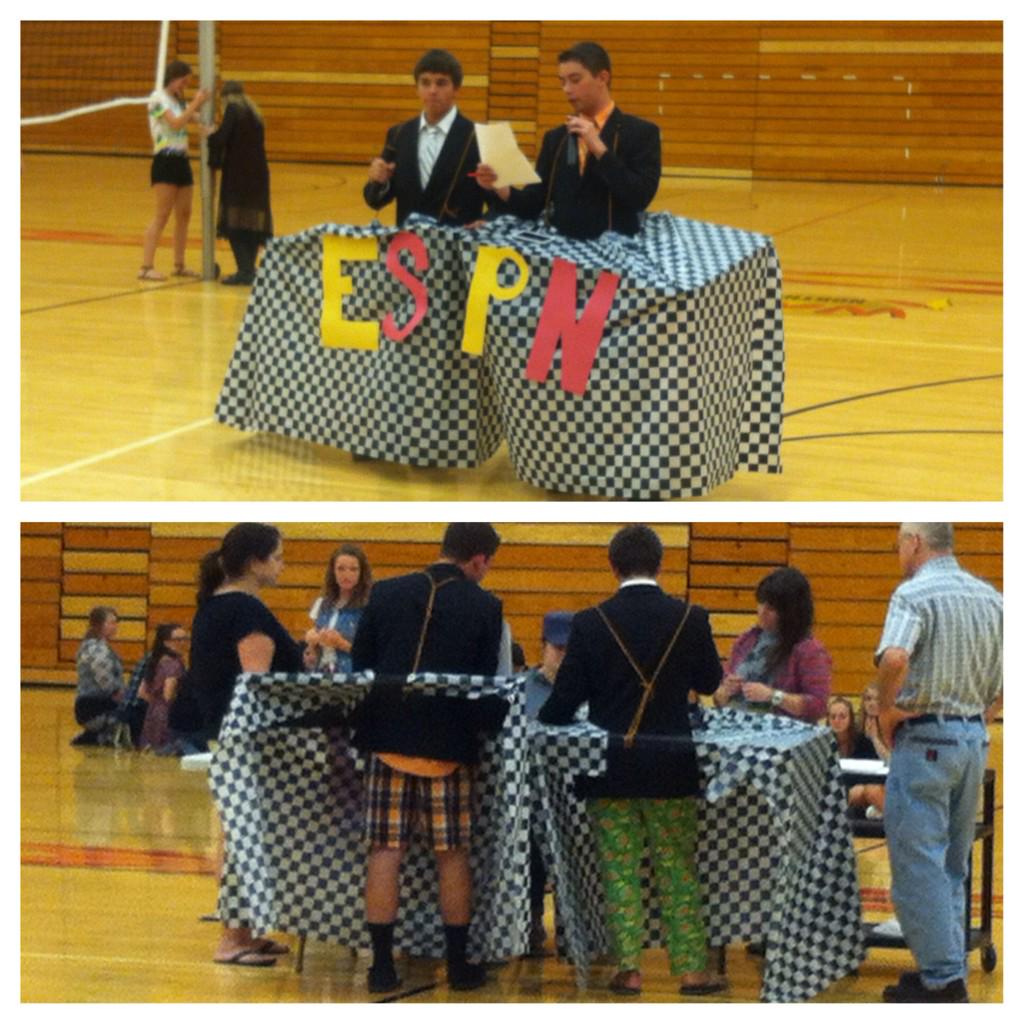 WestviewVball's tweet photo. The best part about the school wide volleyball game? (Hint: not the volleyball):
#SpringFling2015 http://t.co/5AV7n5tTh9
