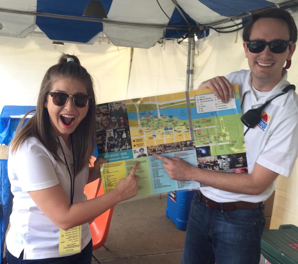 SkylarkPaige's tweet photo. . @benrector Riverfest Committee is excited for you to be here tomorrow! #VerizonRiverfest #LetTheGoodTimesFlow http://t.co/c2hiHC8wDg