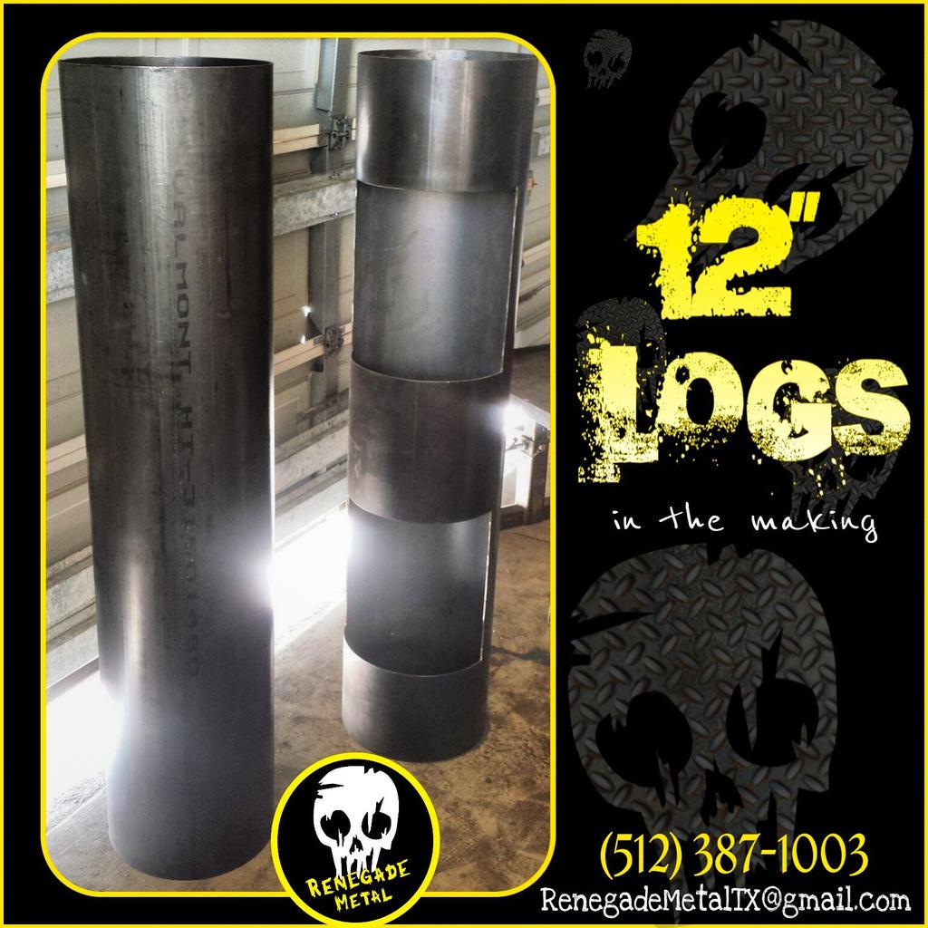 RenegadeMetalTX's tweet photo. Stay tuned to see our 12 inch #log complete and ready to be sold! #gymequipment #crossfit #strongman #bodybuilding http://t.co/Rn7YpLdoSA