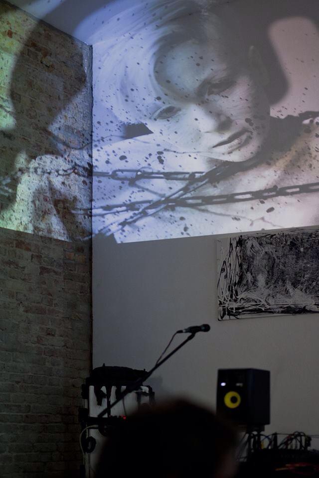 DARtheBOOK1's tweet photo. #imgrey being shown within a live vj set at the new @JohnyDar gallery #launch in #berlin #houseofdar #musicvideo http://t.co/gVvuoerkea