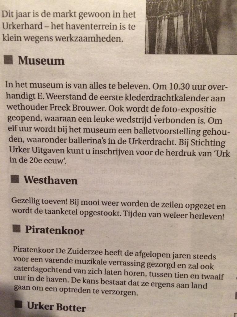 Stichting Urker Uitgaven biedt op Urkerdag vele verrassende historische geschenken aan.