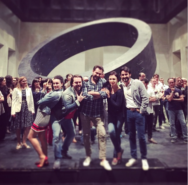 IldarAbdrazakov's tweet photo. Hard at work: #Faust rehearsal at @TeatroRegio (and a first peek at the set)! http://t.co/jdndE39vtH