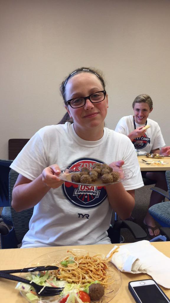 when you ask for a plate of meatballs, you get a plate of meatballs #SouthernZSC15 <a href="/USASwimming/">USA Swimming</a>