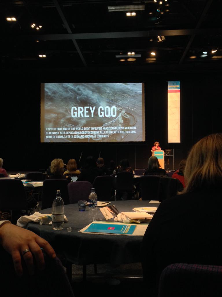 HBAlex's tweet photo. "Chaos as a form of engagement" - fascinating talk from @NellyBenHayoun at #scotdesign15 http://t.co/CLl59d9r5M