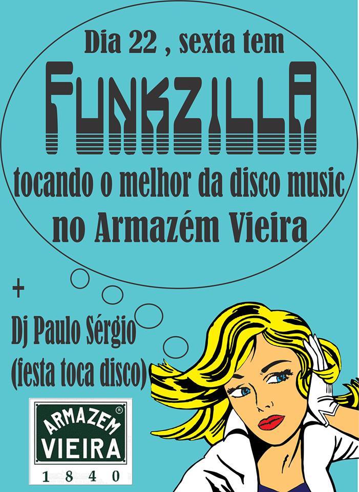 bandafunkzilla's tweet photo. Hoje tem @bandafunkzilla  no @armazem_vieira !!!! http://t.co/O0cmnz7lrH