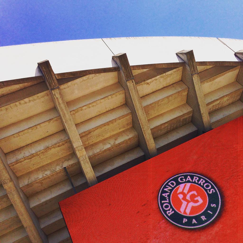 Guill_DS's tweet photo. Après-midi @rolandgarros ! #QualifRG #RG15 🎾 #RolandGarros #FrenchOpen http://t.co/1mM3zln3sS