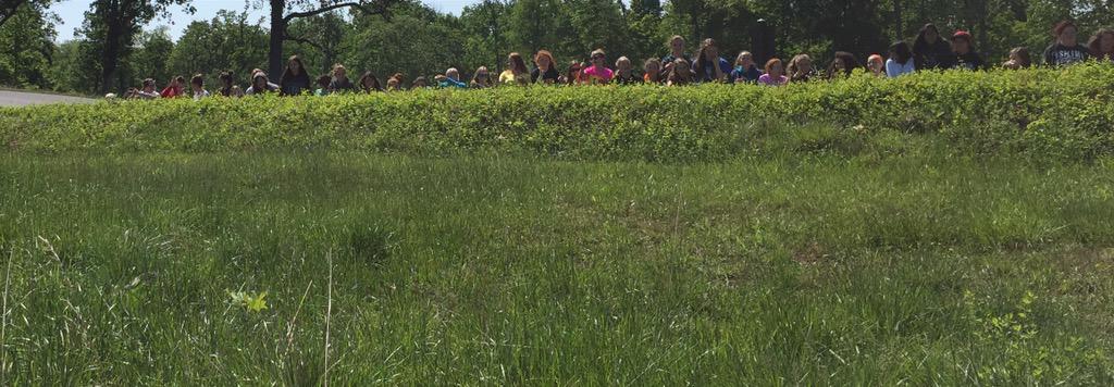 MMSteamsDC's tweet photo. Behind the breastwork! #Gettysburg #BurgtoDC http://t.co/ftKwixwvOi