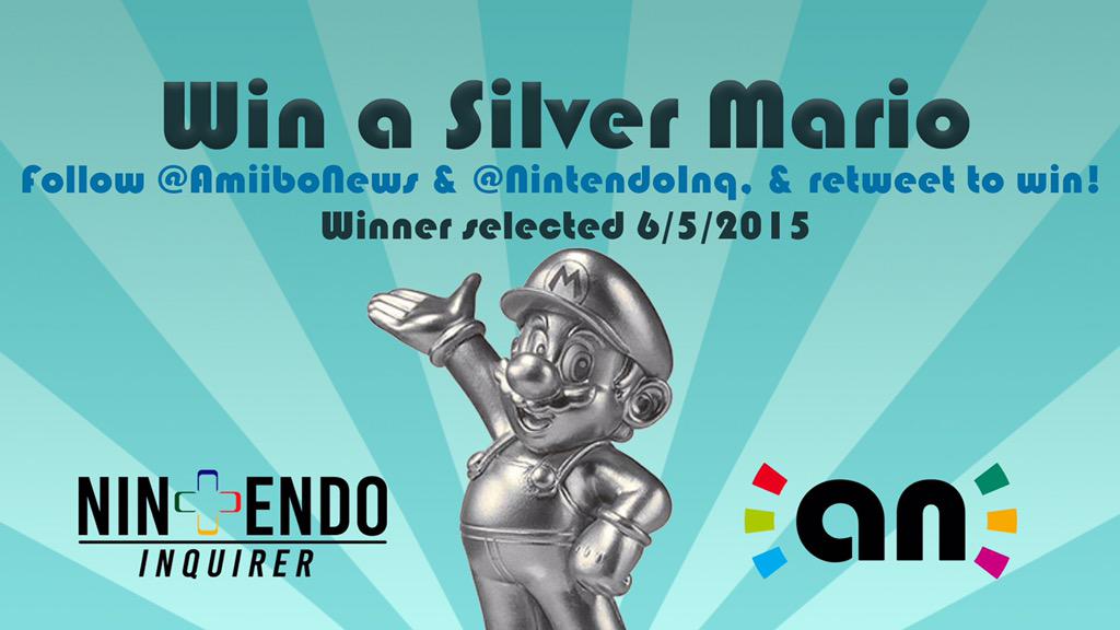 AmiiboNews's tweet photo. Win a Silver Mario amiibo from Amiibo News! Follow both @AmiiboNews and @NintendoInq and retweet to enter. Good luck! http://t.co/nD5NtAy4t2