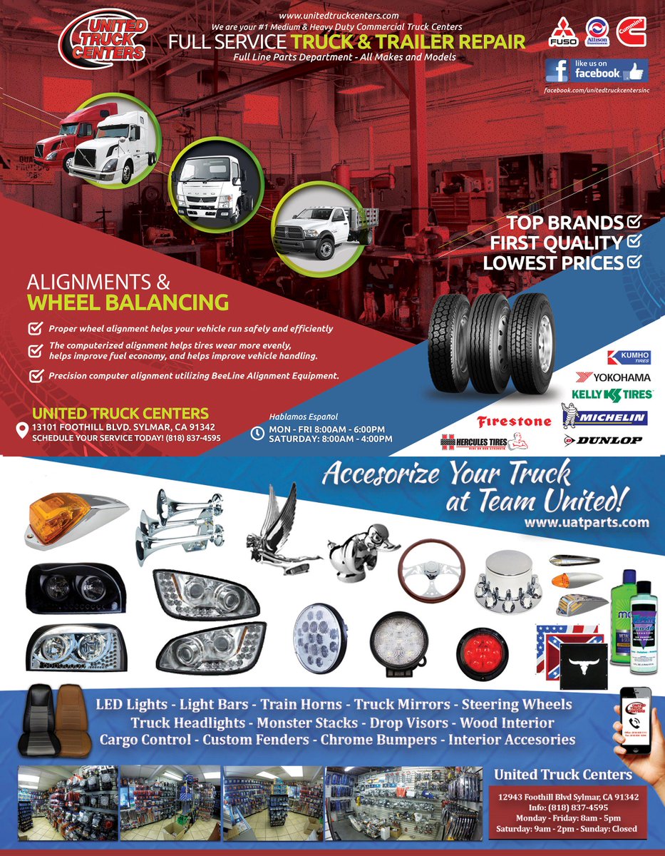 UnitedTC's tweet photo. Check out our new ad filled with hot deals as featured in 10-4 Magazine! http://t.co/E6wEPO5Aig http://t.co/gU4Wrl73Gz