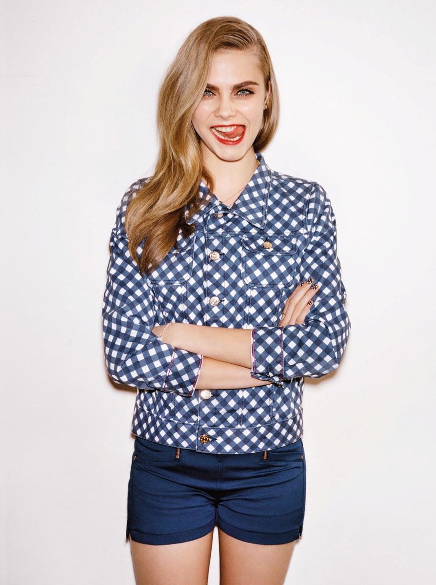 Cara Delevingne (English model, born in 1992) for Miss Vogue June 2013