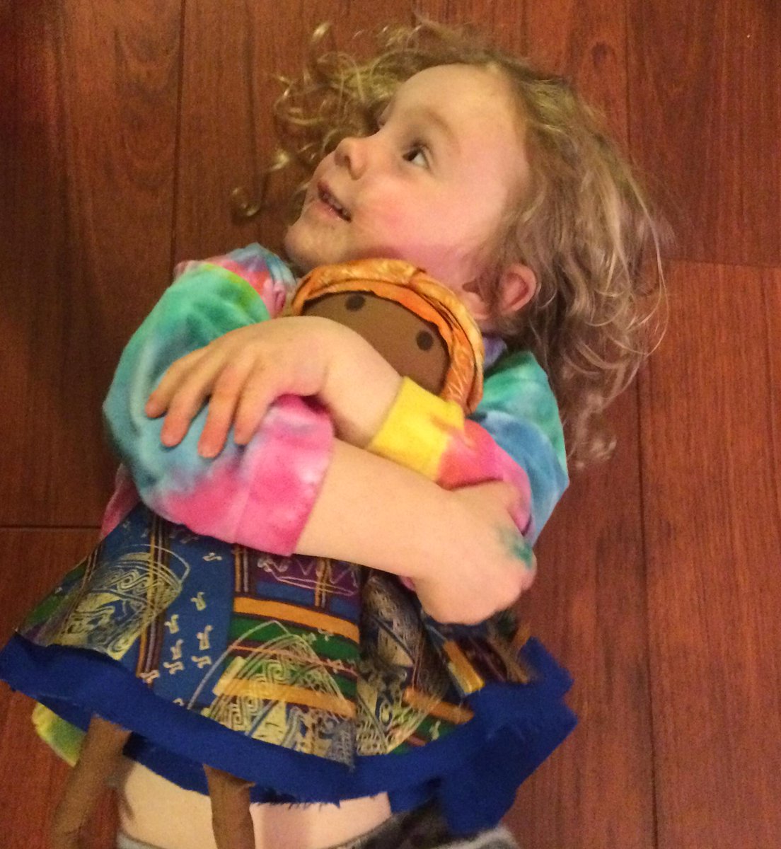 MrBooherSCHS's tweet photo. Jamie @sclacapstone Hazel is loving Rose, her Room to Read doll. She took Rose to show and share today.  Thank you. http://t.co/77swAQh574