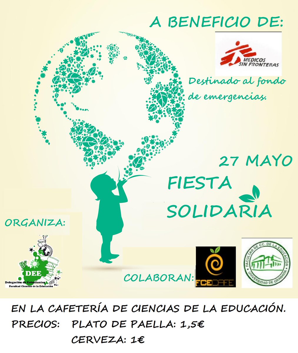DeeCcEugr's tweet photo. 27 de mayo, comida Solidaria PRO NEPAL en @FCECAFE destinada a Médicos sin Fronteras para el fondo de emergencias. http://t.co/XzdlhOr3py