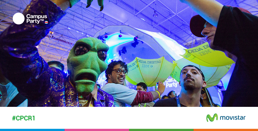 campuspartyCR's tweet photo. ¡Campus Party tiene las mejores fiestas de la Galaxia! No te perdás #CPCR1. #CPPEOPLE http://t.co/maAIRrJOJt