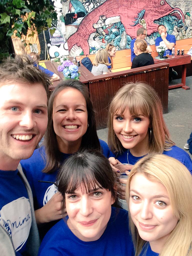 lauramayv's tweet photo. Celebratory drinks with @amberbf @keytesey #walkformind done! http://t.co/stlLZKXlkp