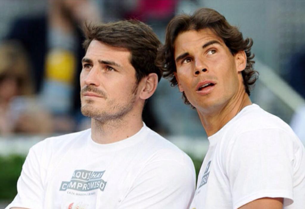IkerCasillas's tweet photo. Hoy mi amigo @RafaelNadal desembarca en Instagram y quiero aprovechar para felicitarle... http://t.co/zJnY5fxekg