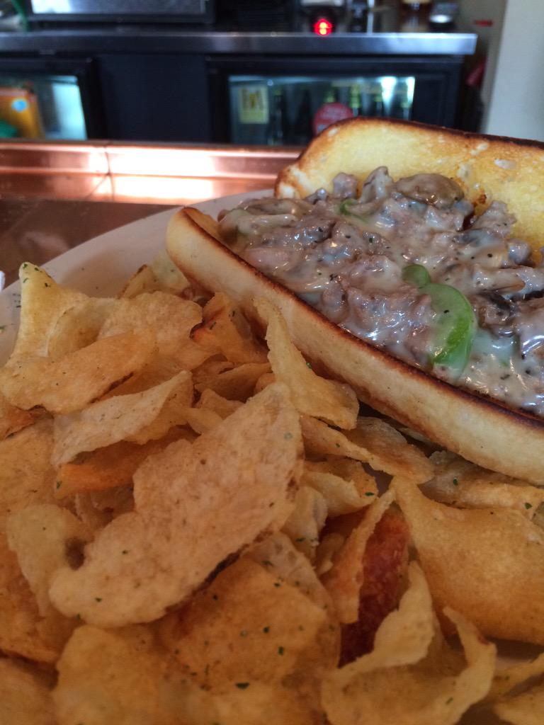 STLBEER's tweet photo. Breaking News: Its Philly Sandwich Friday at @SixRowBrewCo. #TheMoreYouKnow http://t.co/gLHsczNsBJ