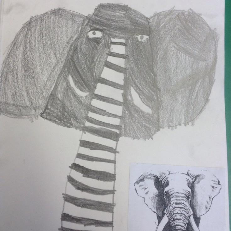 OnoFnlomce_net's tweet photo. Sketching African animals with amazing results! #LRAY2 http://t.co/VDP3zQvt4Y
