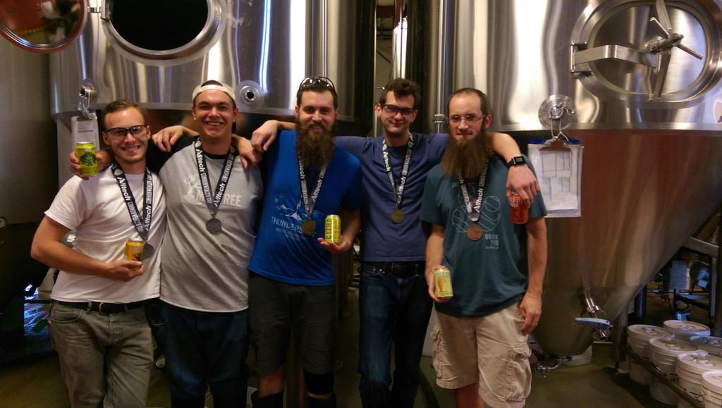 MadTreeBrewing's tweet photo. Look at those medal winners! #Lift #happyamber #gnarlybrown #citrahigh #psycHOPathy http://t.co/QVVXJY5V69